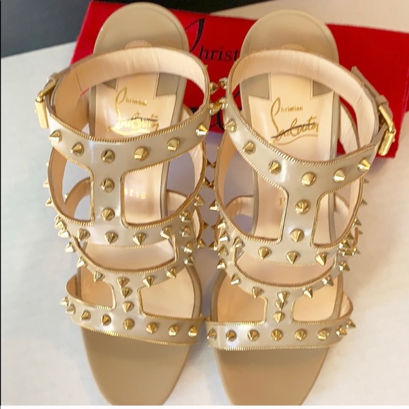 NEW Christian Louboutin Studded Sandal - Picture 7 of 8
